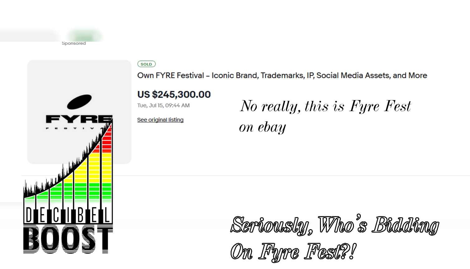 Episode 400 – Seriously, Who’s Bidding On Fyre Fest?!